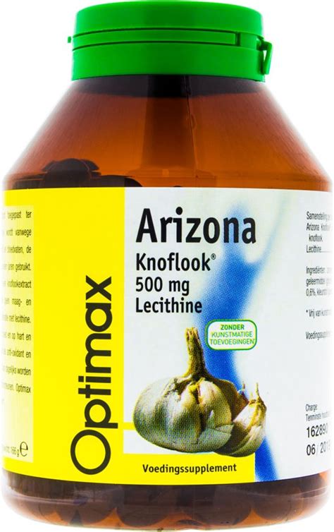 bolcom optimax arizona knoflook met lecithine  capsules