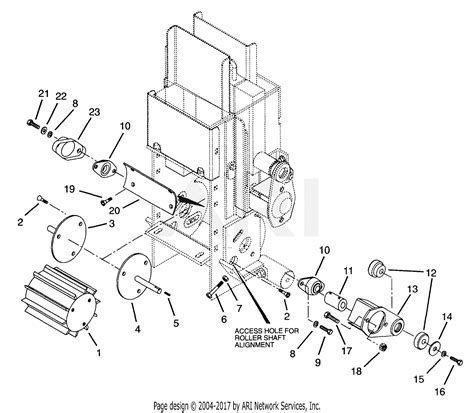 gravely    lr pro chip brush chipper parts diagram  dual feed roll