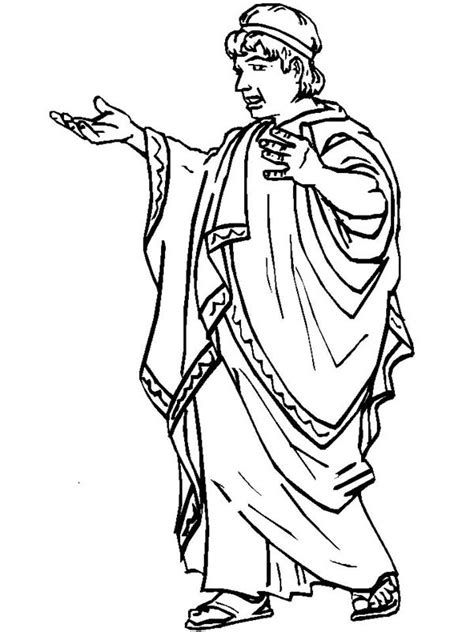 typical ancient rome senate figure coloring page netart coloring