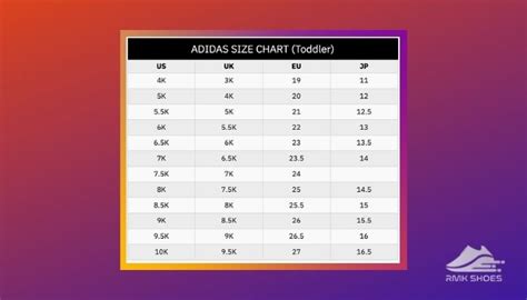 adidas shoes fitting guide find  accurate size