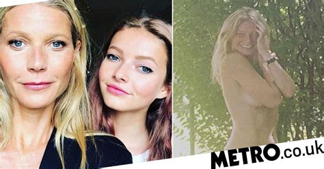 gwyneth paltrow s daughter reacts as she poses nude on birthday metro