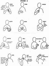 Makaton Segni Signes Bsl Asl Baby Linguaggio Langage Alfabeto Basic Lingua Deaf sketch template