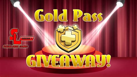 gold pass giveaway youtube