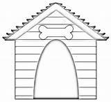 Hondenhok Doghouse Caseta Kleurplaat Edificios Tekening Hond Woof Dibujos Kayeswain Rasane sketch template