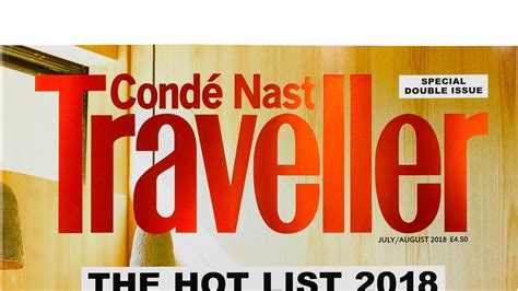 Condé Nast Traveller Editors Letter July August 2018 Cn Traveller