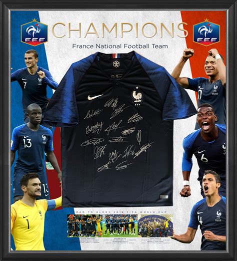 Soccer 2018 Fifa World Cup Team Signed Jersey France