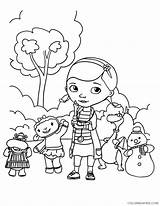 Mcstuffins Coloring Coloring4free sketch template