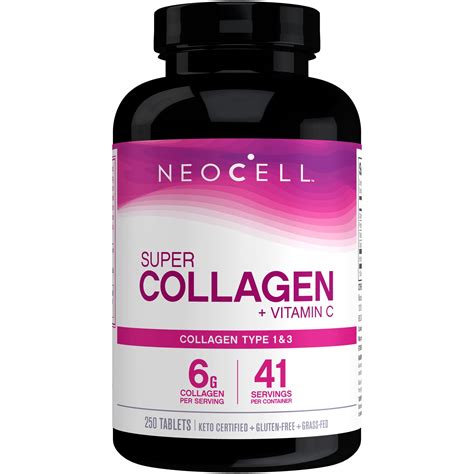 neocell super collagen vitamin  types   grass fed collagen  healthy skin hair