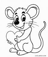 Mouse Coloring Pages Cartoon Cute Mice Kids Printable Animal Cool2bkids Template Sheets Color Comic Outline Computer Getdrawings Drawings Choose Board sketch template