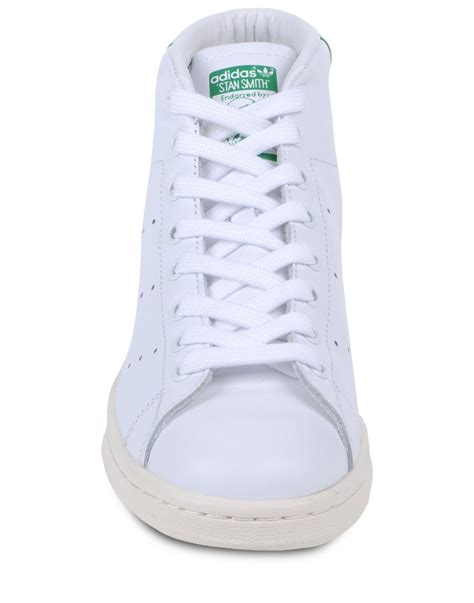 adidas originals high top sneakers  white lyst