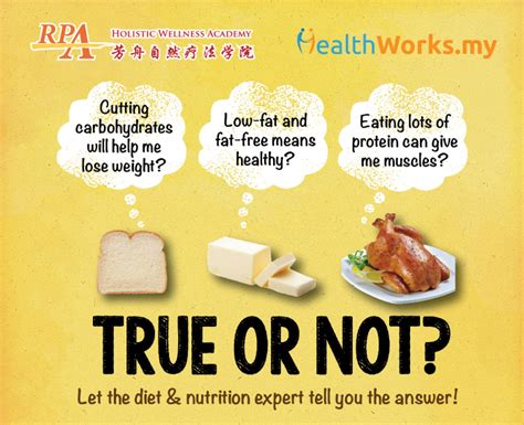 debunking nutrition myths carbs fats and protein healthworks malaysia