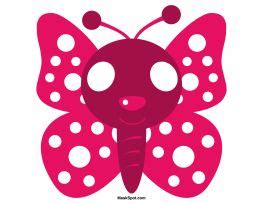 butterfly mask template butterfly mask mask template animal mask