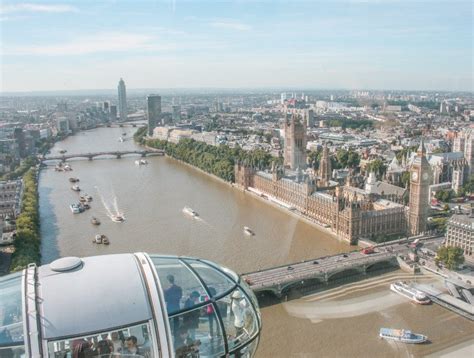 london eye reuzenrad  londen met de beste uitzichten info