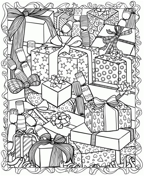 christmas adult coloring pages coloring home