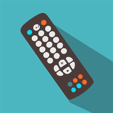 remote control icon design tv illustration television cartoon vector