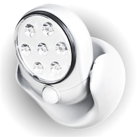 motion activated  rotating led cordless light