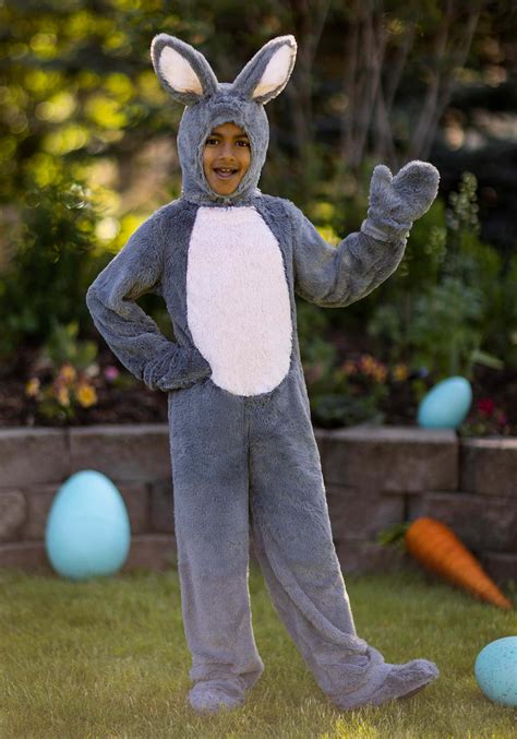grey bunny costume  kids