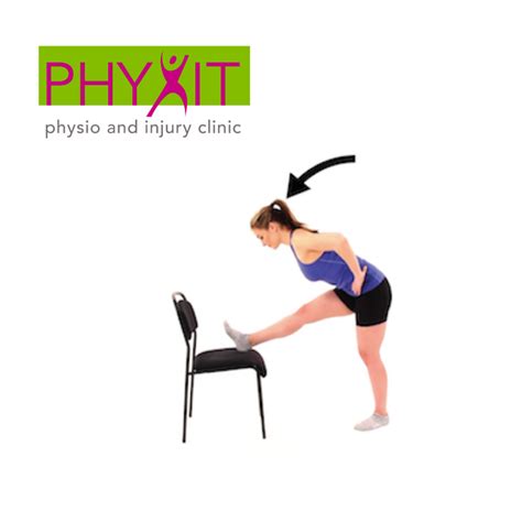 home exercises standing hamstring stretch phyxit physio  injury clinic