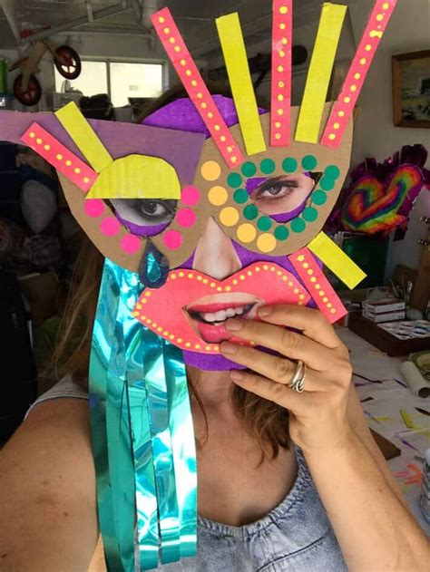 making cardboard masks  kids  artful parent bloglovin