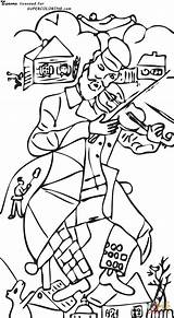 Chagall Disegno Opere Violinist Misti Klee Fare Violinista Supercoloring Ciao Arcimboldo Darte Schede Bellissimo Semente Colorear Pagine Pequeños Pinceles sketch template