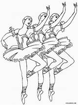 Coloring Stage Group Ballerina Pages Getcolorings Performing sketch template