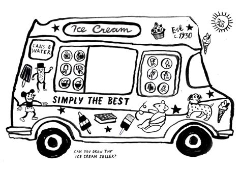 coloring pages ice cream hard
