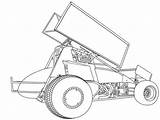 Sprint Car Dirt Track Coloring Pages Drawing Racing Race Late Cars Model Modified Nascar Printable Parthenon Sprintcars Backyard Stock Getdrawings sketch template