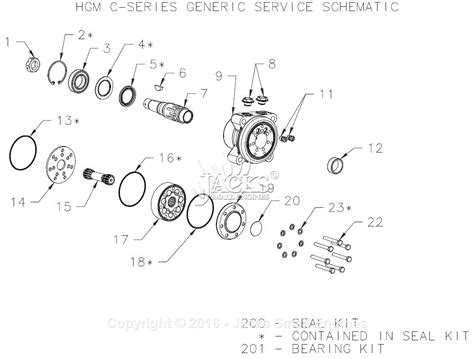 hydro gear hgm   parts diagram  full assembly