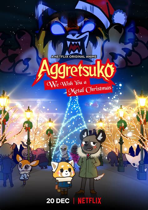 Aggretsuko We Wish You A Metal Christmas Anime