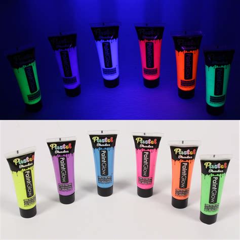 Paintglow Pastel Shades Uv Face And Body Paint