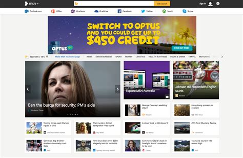 microsoft launches msn homepage aggregating content