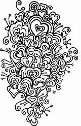 Coloring Pages Valentines Adults Adult Swirls Heart Printable Sheets Mandala Hearts Color Pens Gel Colouring Kids Choose Getcolorings Board sketch template