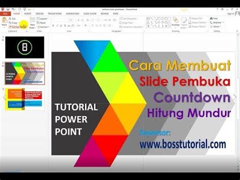tutorial  membuat  pembuka presentasi powerpoint