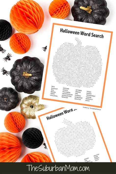 pumpkin word search  printable
