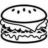 Hamburger Drawing Getdrawings sketch template
