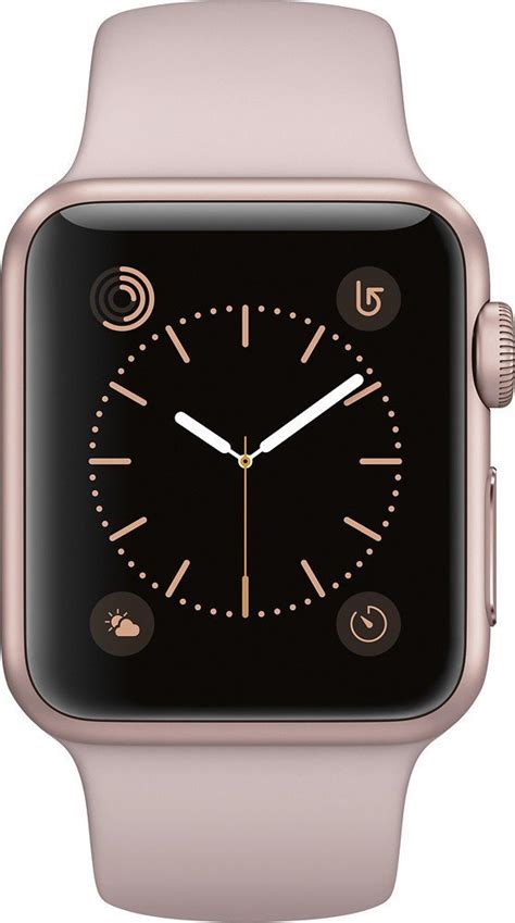apple  series  mm smartwatch rose gold aluminum case pink