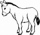 Donkey Coloring Pages Colouring Burro Supercoloring Printable Donkeys Color sketch template
