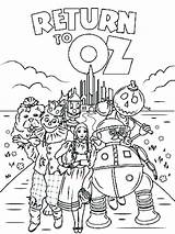 Oz Coloring Pages Wizard Emerald City Color Printable Holi Getcolorings Print Happy Cartoon sketch template