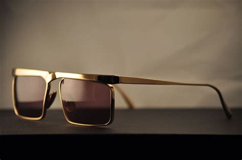 vintage al davis alain mikli  gold plated sunglasses fashion clothing shoes accessories