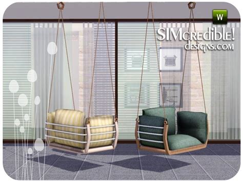 simcredibles summer illusion hanging chair