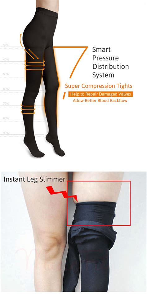 680d super leg slimmer compression tights
