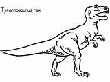Coloring Trex sketch template