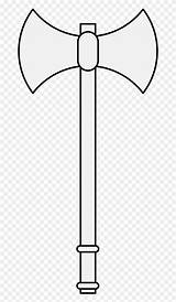 Double Axe Svg Bladed Clipart Pinclipart sketch template
