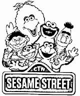 Sesame Street Coloring Pages Printable Print Gang Sheets Birthday Kids Seseame Color Characters Getcolorings Sesam Party Getdrawings Colorings sketch template