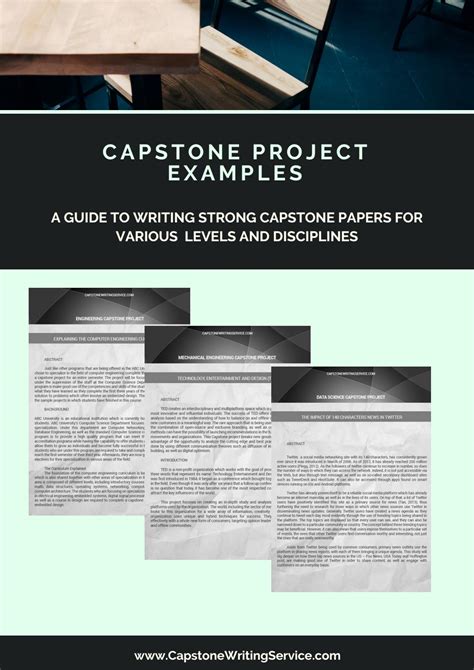 examples  college capstone papers  capstone project writing