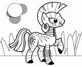 Coloring Zecora Pony Little Games sketch template