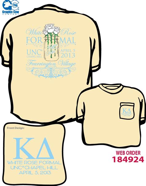 Kappa Delta White Rose Formal Kappa Delta Kd Shirts