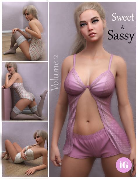 ig sweet and sassy pose collection vol 2 for genesis 8 female s daz 3d