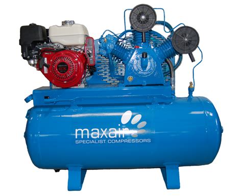 cast iron engine driven compressors maxair specialist compressors