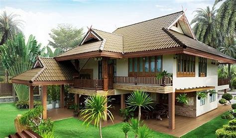thai bungalow designs  plans